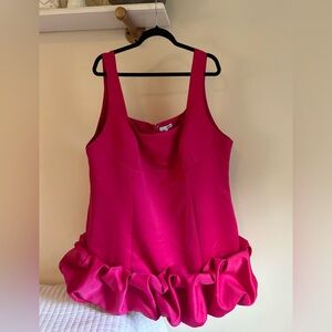 Vibrant Pink Sleeveless‎ Dress